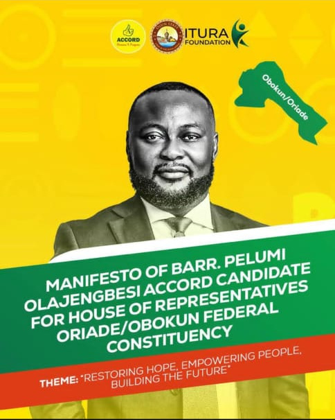 Barrister Pelumi Olajengbesi campaign visual